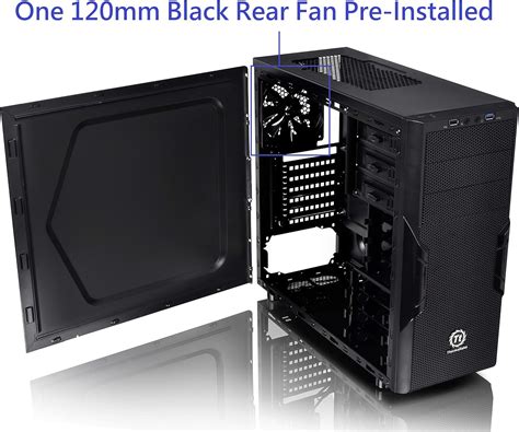 Thermaltake Versa H22 Black ATX Mid Tower Perforated Metal 